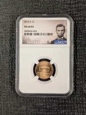 2013 D MS 68 RD Lincoln Shield Cent NGC Population: 39 Greysheet Wholesale $300