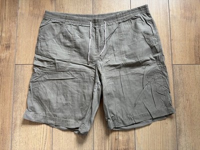 Stehmann Mumbai Sommershorts khaki Gr. 50 / XL luftig samtweich Hose Strand