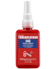 Thread Locker Blue 243 - Removable Threadlocker Metal Glue for Nuts, Bolts, Fast