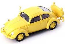 Mini car 1/43 VW Beetle Follow Me Berlin Tempelhof Airport 1954 (Yellow)