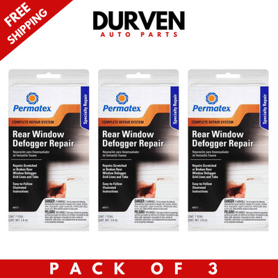 Permatex 09117 Complete Rear Window Defogger Repair Kit (Pack of 3)