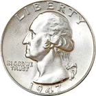 1947-P Washington Quarter