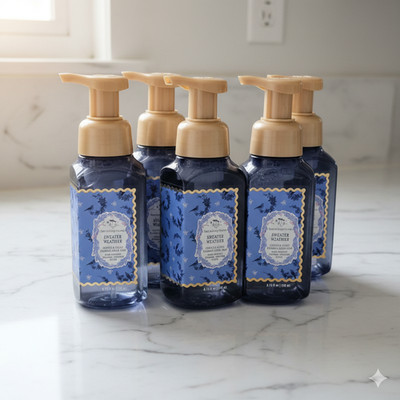 Bath & Body Works - Sweater Weather Foaming Hand Soap 8.75 oz   [5 Pack]