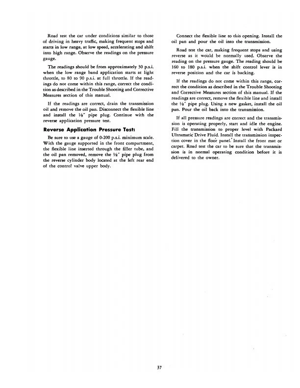 Manual de taller de reparación de transmisión Packard 1949 1950 49 50 Ultramatic automático Foto 4 de 4