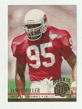 1994 Fleer Ultra #330 Jamir Miller rookie card, Cleveland Browns. rookie card picture