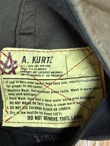 A. Kurtz "Fritz" Military Legion Cap Hat in Fatigue Flex - Picture 6 of 8