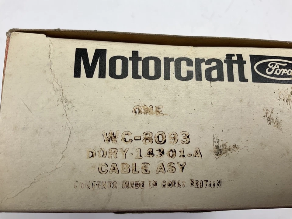 Cable de batería a tierra Motorcraft WC-8093 para Mercury Capri 1971-1972 1,6 L Foto 3 de 3