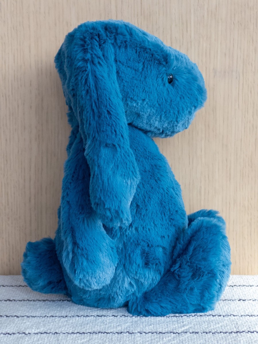 Jellycat RARE Medium Bashful Mineral Blue Bunny RETIRED | eBay