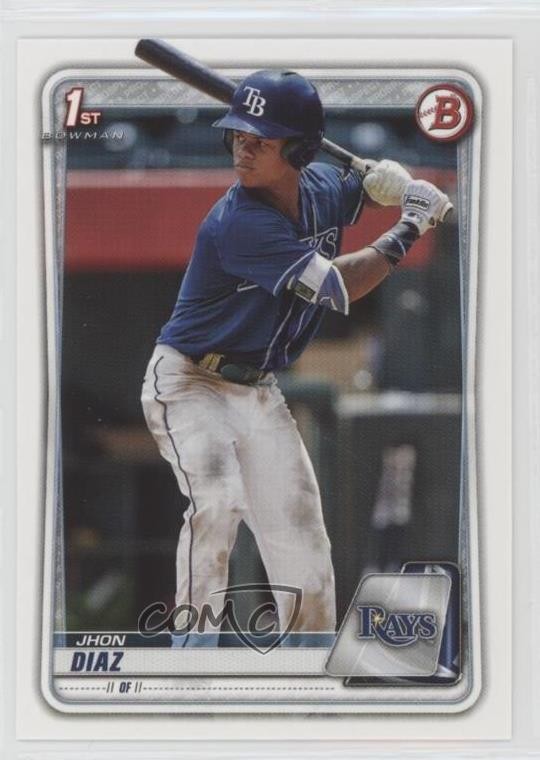 2020 Bowman Prospects Jhon Diaz #BP-30 00em