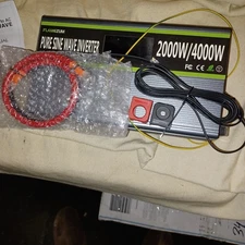 Flamzum 2000/4000 Watt Pure Sine Power Inverter