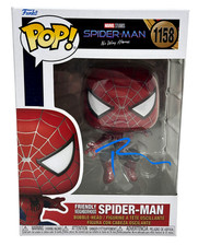 Tobey Maguire Signed Friendly Neighborhood Spider-Man Funko Pop 1158 JSA COA