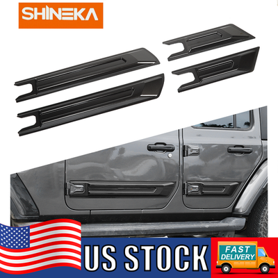 FOR 18+ JEEP WRANGLER JL /JT SIDE DOOR PROTECTOR SCUFF GUARD COVER
