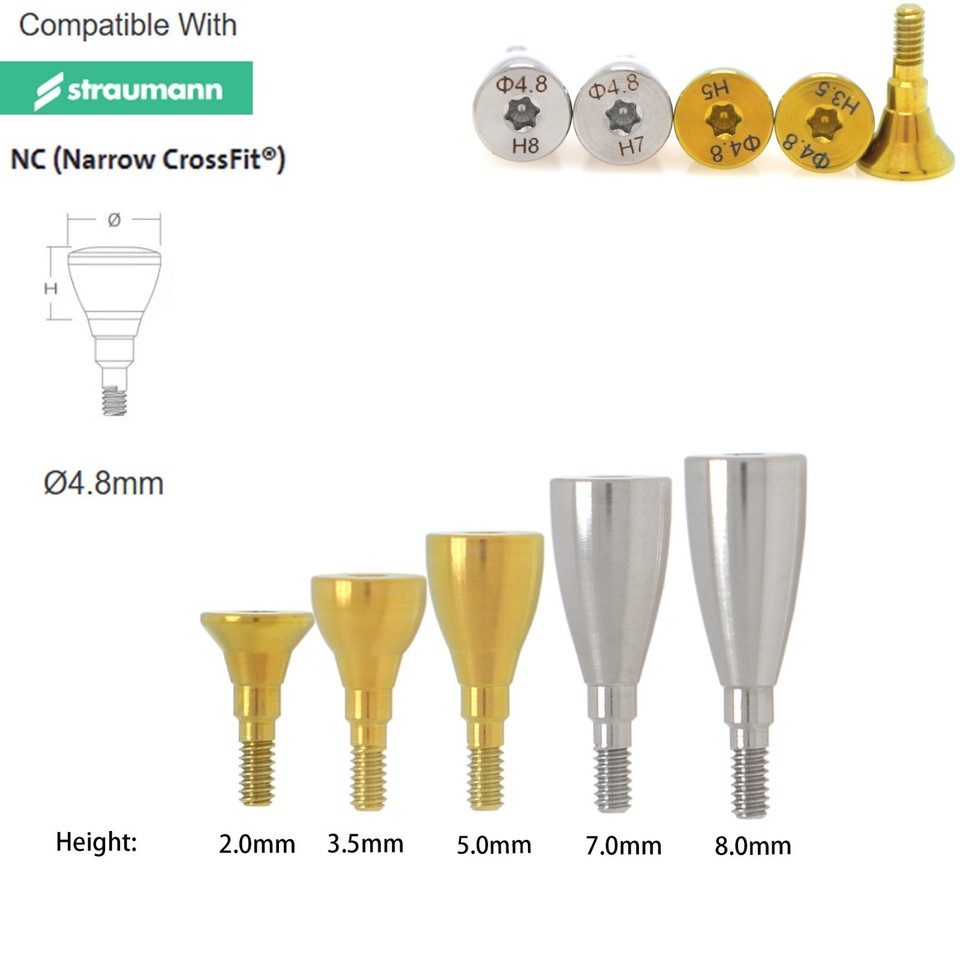 US Straumann Closure Screw Healing Abutment For ITI Bone Level BLT NC ...