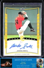 2014 Leaf Perfect Game *Joshua Smith **Card #A-JS3** #'d /50 AUTO GOLD