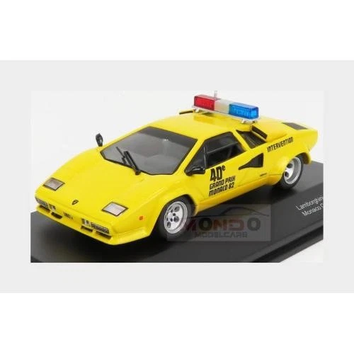 1:43 WERK83 Lamborghini Countach 5000S Safety Car F1 Gp Monaco 1982 W83430007 - Immagine 2 di 2