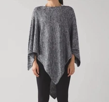 Lululemon Mantra Scarf Boolux Knit Wrap Poncho OS