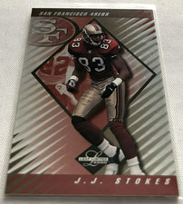 2000 Leaf Limited Football J.J. Stokes San Francisco 49ers #93 #d 2921/4000