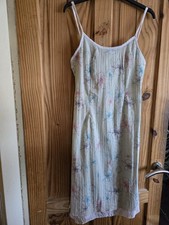 Rip Curl Lined Summer Dress Size 40 UK 12 Floral Print