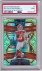 2019 Select Football Patrick Mahomes II Dragon Scale Prizm #69/88 PSA 9