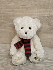 Sainsbury's 2009 Teddy Bear Plush Soft Toy 8” Cream Anniversary Gift Collectible