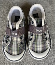 Polo By Ralph Lauren Toddler Gardener Vulcanized Sneaker Size 6c Eu 22