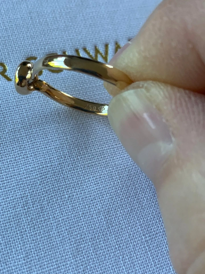 Ehinger Schwarz Diamond Solo Ring, Rotgold, Größe 17,5 - Bild 4 von 4