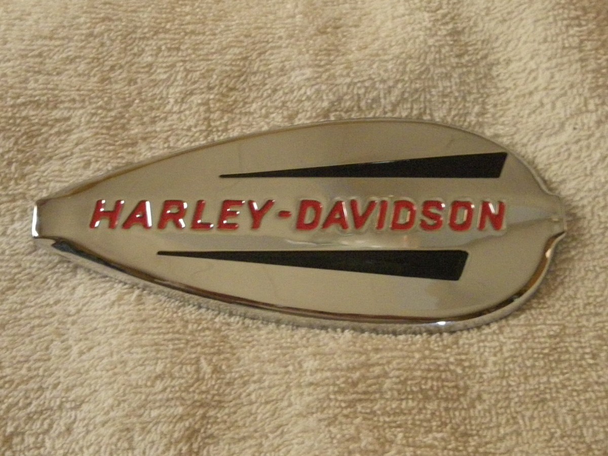 40s Harley-Davidson ハーレー　ビンテージ　オリジナル　タンク Harley 1936-1946 Fuel Tank Nameplate oem 61769-40 .. Super HIGH
