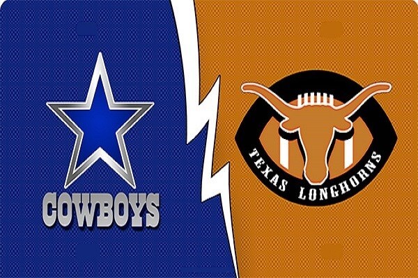 Dallas Cowboys vs Texas Longhorns House Divided Flag 3x5 FT