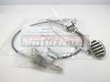 Billet Aluminum Spoon Gas Pedal/Throttle Cable/Bracket&Spring Kit Hot Rod Street