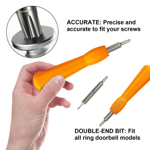Ring Doorbell Screwdriver Replacement Doubleended Screwdriver Bit Set With Torx - Picture 4 of 7