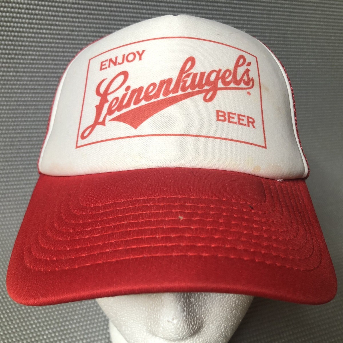 Vintage Retro Enjoy Leinenkugels Beer Snapback Mesh Trucker  display picture 1