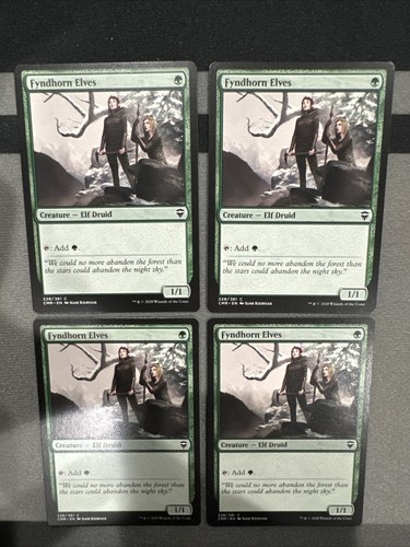 Fyndhorn Elves x4 Commander Legends NM Near Mint Mtg