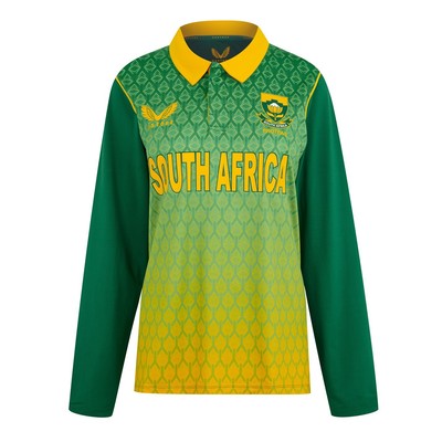 Castore Womens CSA Elit Plo Cricket Polo Shirt Top