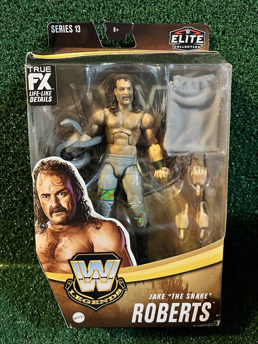 Mattel WWE Elite Legends 13 JAKE THE SNAKE ROBERTS Wrestling