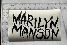 MARILYN MANSON Vinyl Decal Large 7.5  CHOOSE YOUR COLOR-Car, Boat, Window,