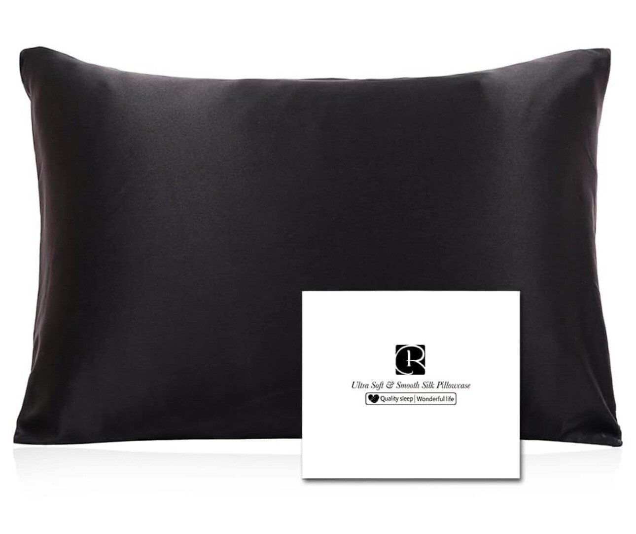 Ravmix Silk Pillowcase for Hair and Skin with Hidden Zipper, Both Sides 21Momme-image