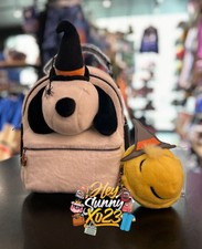 Peanuts Snoopy Witch Plush Mini Backpack And Woodstock Coin Purse Set