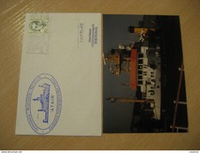 Cubierta de barco de investigación de oceanografía hidrografía Atair Hamburgo 1987 cancelar Alemania S