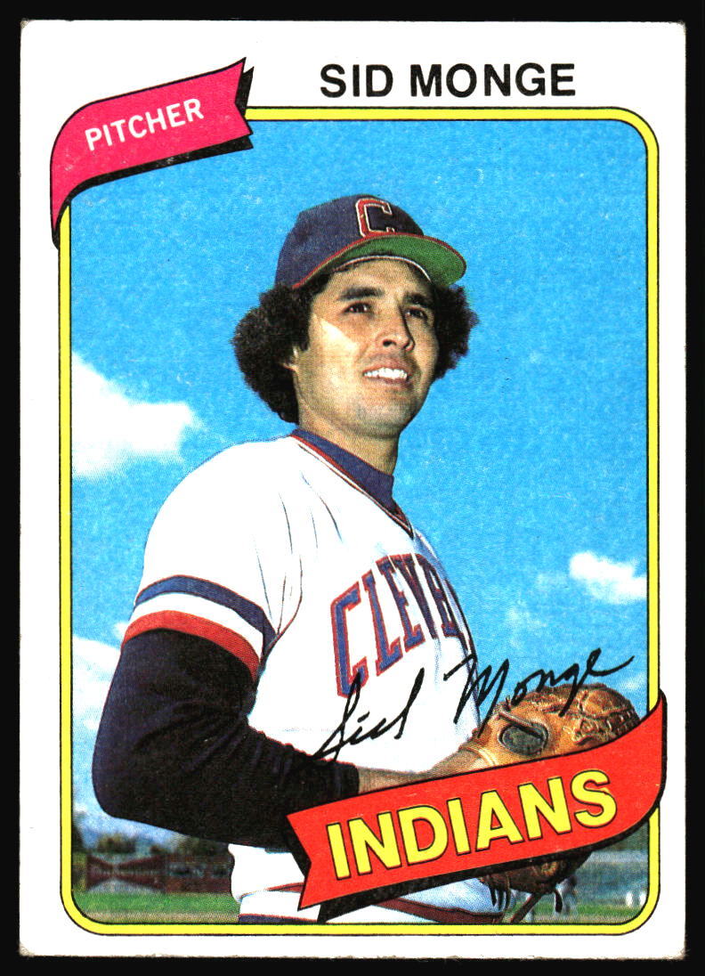 1980 Topps Sid Monge #74 Cleveland Indians