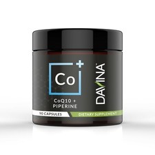 CoQ10  Piperine Cognitive, Heart, Performance Enhancer 90 caps by Davina