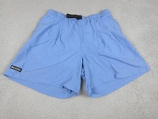 Columbia Shorts Mens Large Blue Logo Outdoors Casual Lightweight 30x17