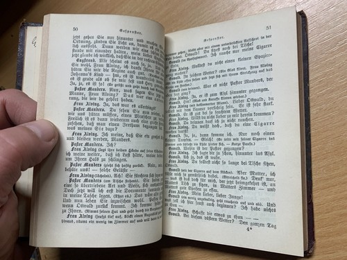 RARO LIBRO ANTIGUO DE FICCIÓN ALEMANA HENRIK IBSEN FANTASMAS (FANTASMAS) DÉCADA DE 1890 (P3) - Imagen 8 de 15