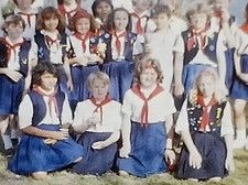 1960s Campfire Girl Scouts Ceremony Camping 8mm Movie Film