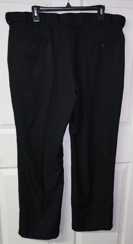 Pantaloni abiti dritti Haggar Cool 18 Pro Classic Fit da uomo grigi 40x32 - Foto 5 di 7