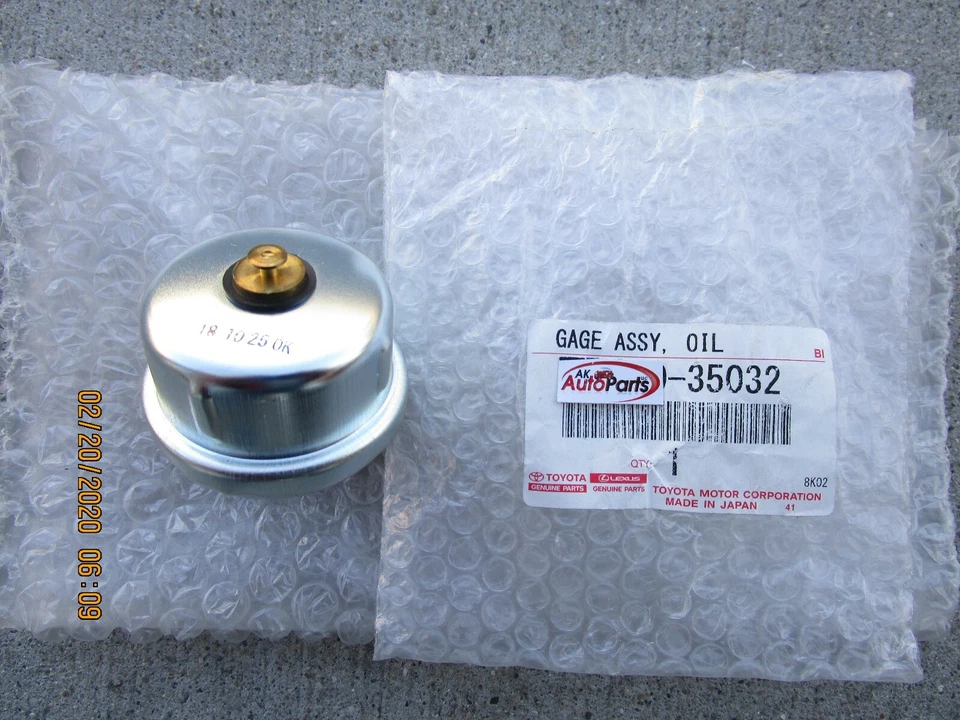 FITS: 76 - 91 TOYOTA COROLLA ENGINE OIL PRESSURE GAUGE SENDER SENSOR OEM NEW - Image 2 of 2