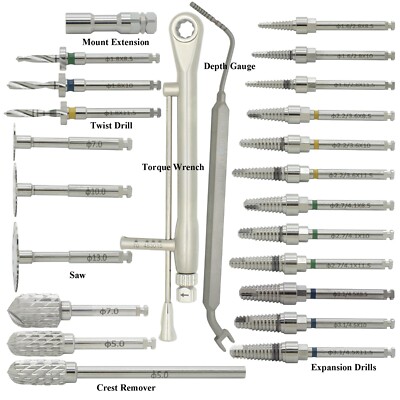 ESSET Implant Surgical Kit Osstem Easy Split Expansion Drills