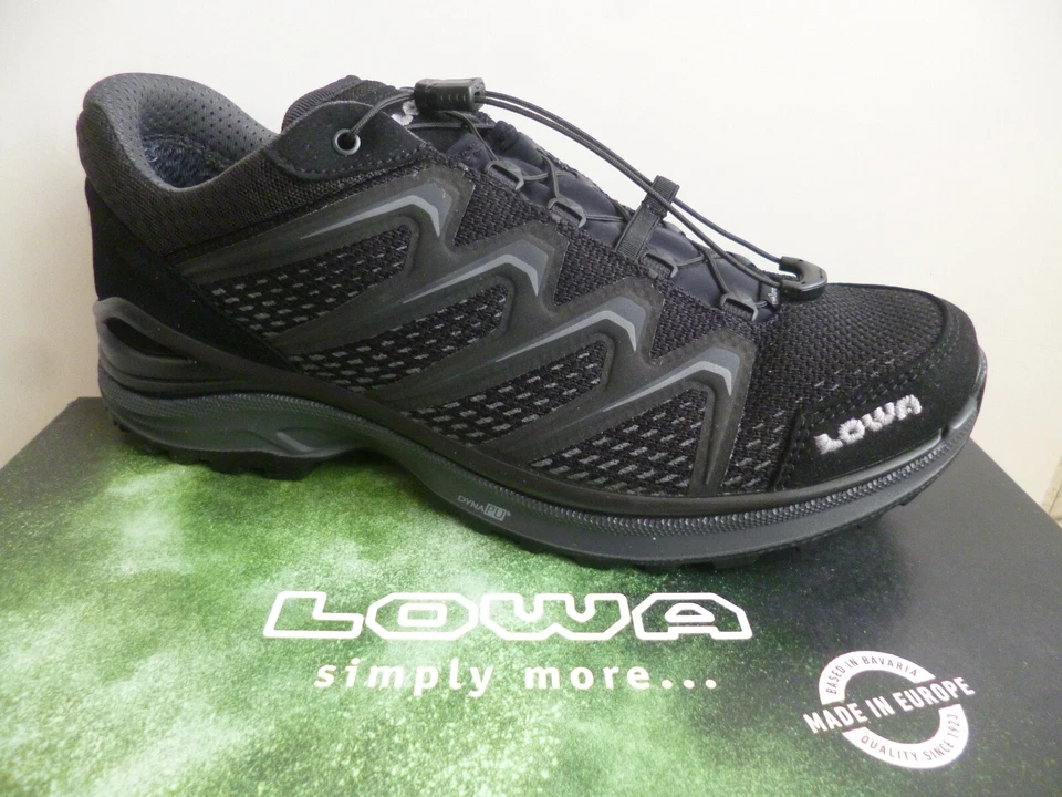 Lowa Slipper Sportschuhe Wanderschuhe Halbschuhe Schuhe TEX schwarz 310614