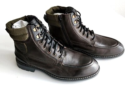 PANTOFOLA D’ORO Pantofola d´Oro Massi Uomo- Leder Stiefelette - Dunkelbraun - Größe: 43