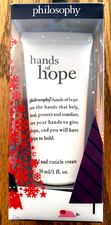 Philosophy Hands of Hope Hand and Cuticle Cream 1 oz. New with Box Mani Pedi