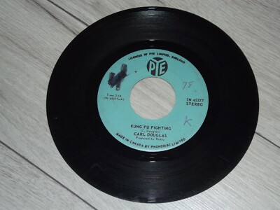 Carl Douglas Kung Fu Fighting / Gamblin' Man Vinyl 7'' 45 RPM